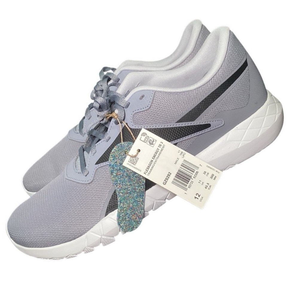 Reebok Flexagon Energy TR 3 Mens Grey Black Training Shoes GZ0292 Size 12 NEW